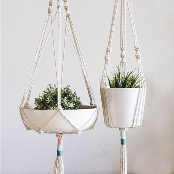 Freefille Other - Handmade Macrame Plant Hanger (Set of 2)